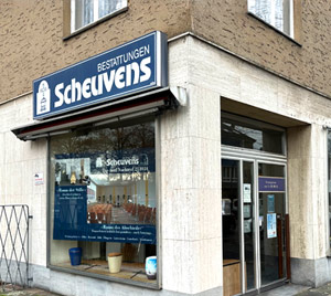 Bestatter Scheuvens Außenansicht in Benrath